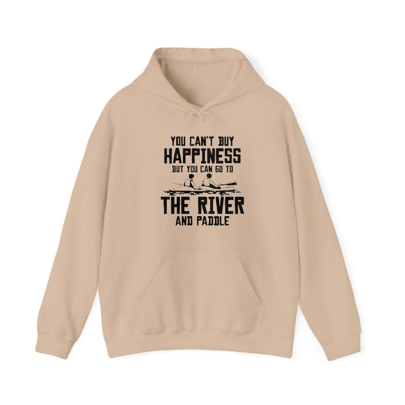 you can't buy happiness but you can go to the river and paddle Hat