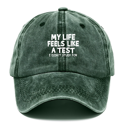 my life feels like a test Hat