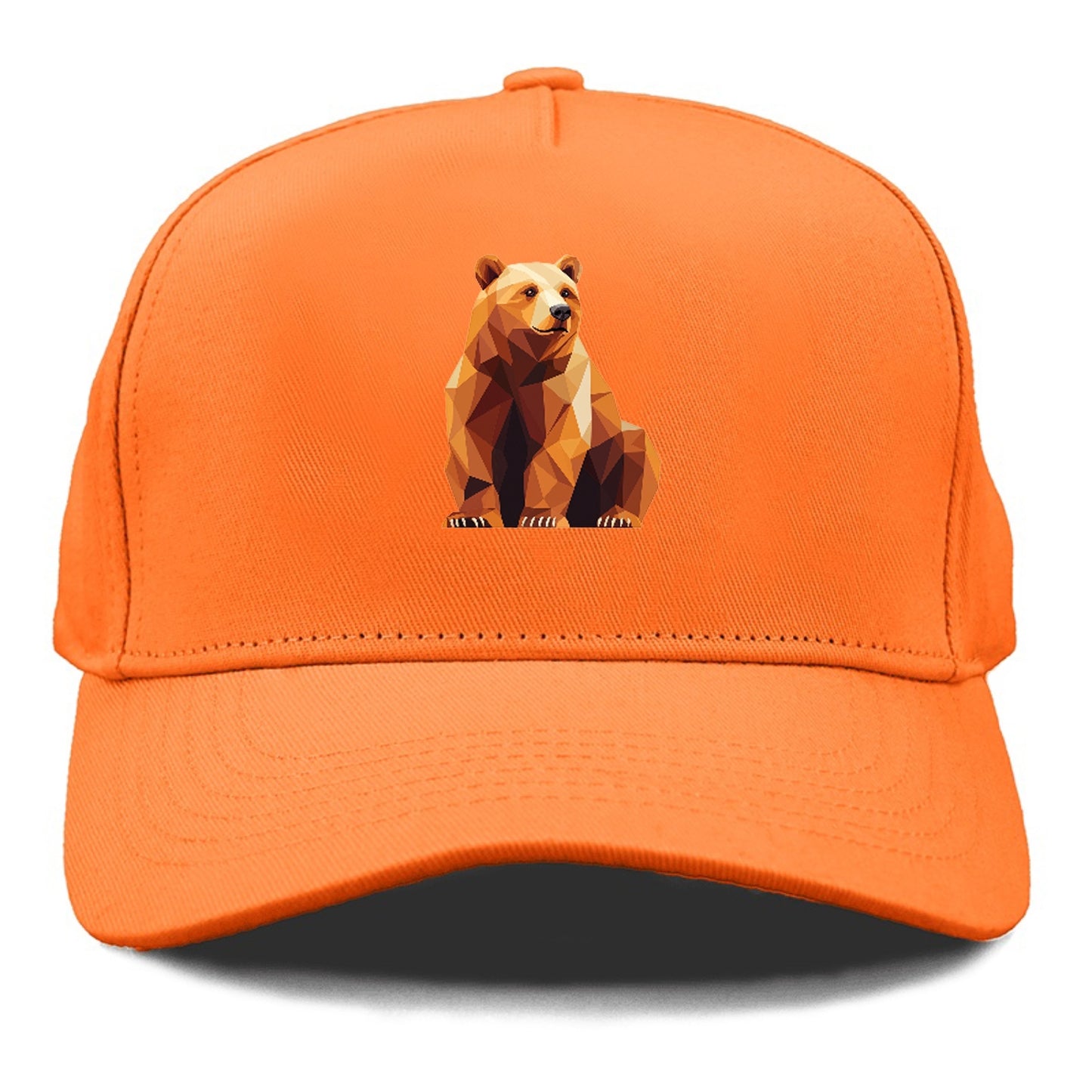 Geometric Bear in Rest Hat