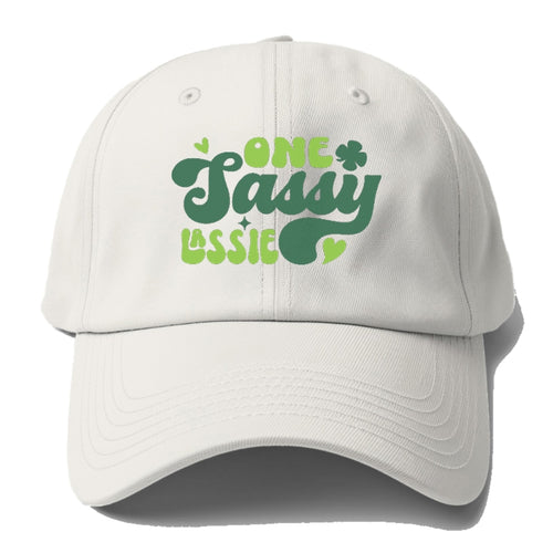 One Sassy Lassie Baseball Cap For Big Heads