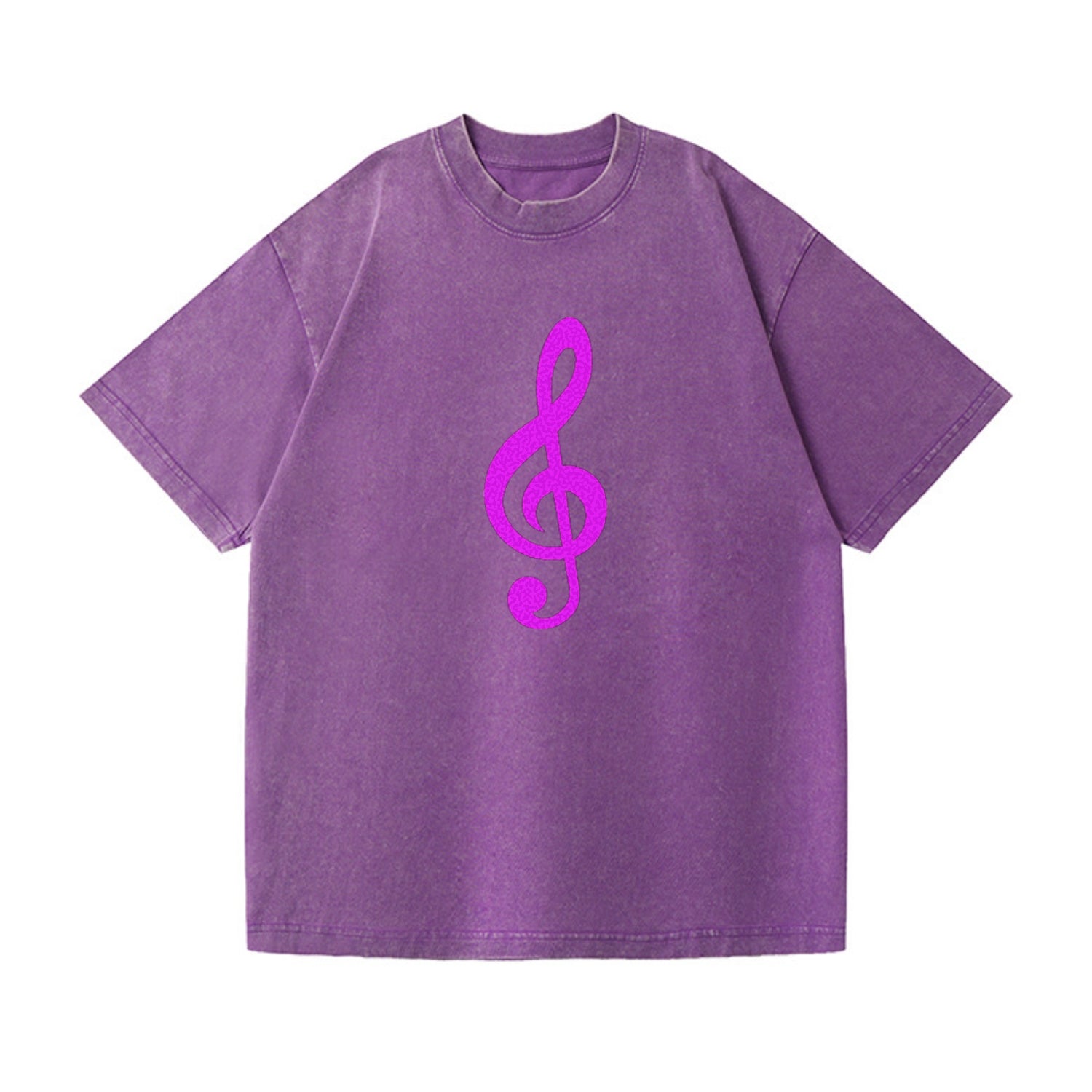 Retro 80s Music Note Purple Hat