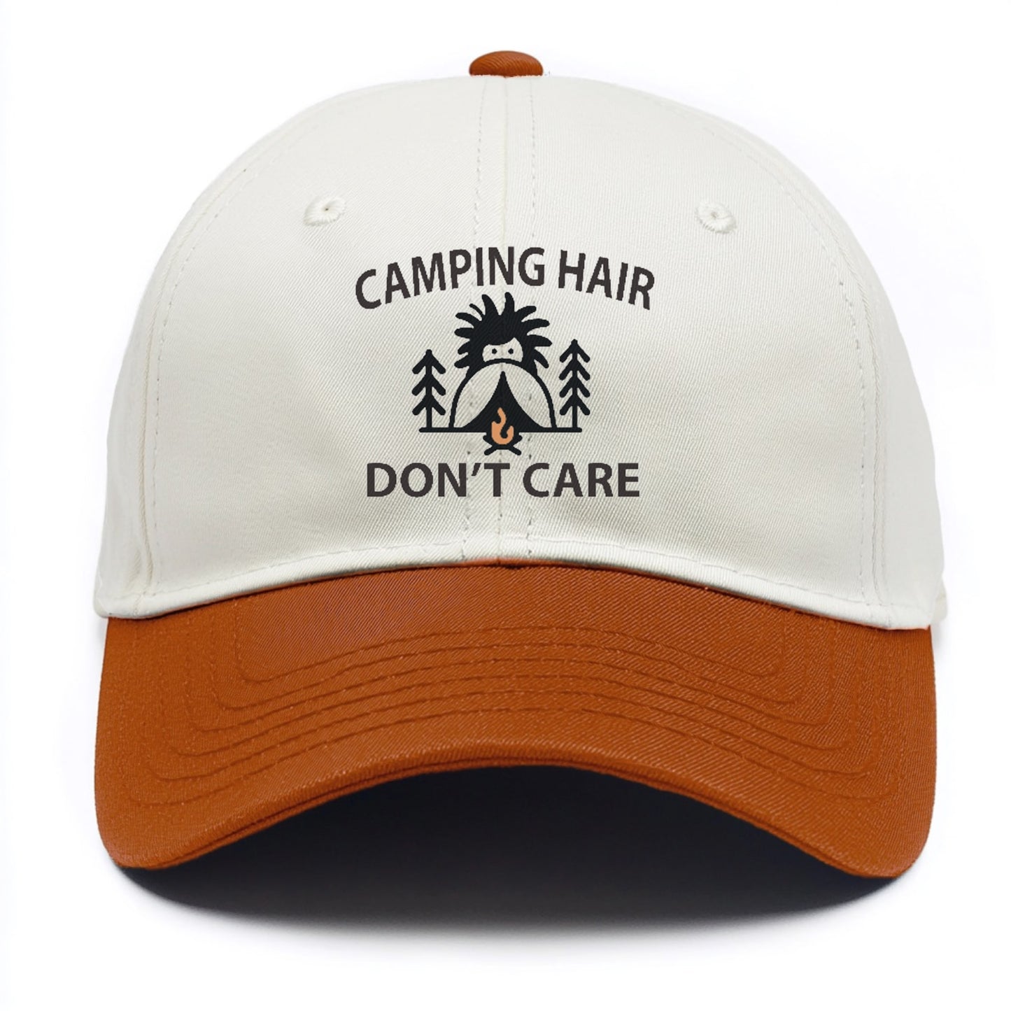 camping hair don't care Hat