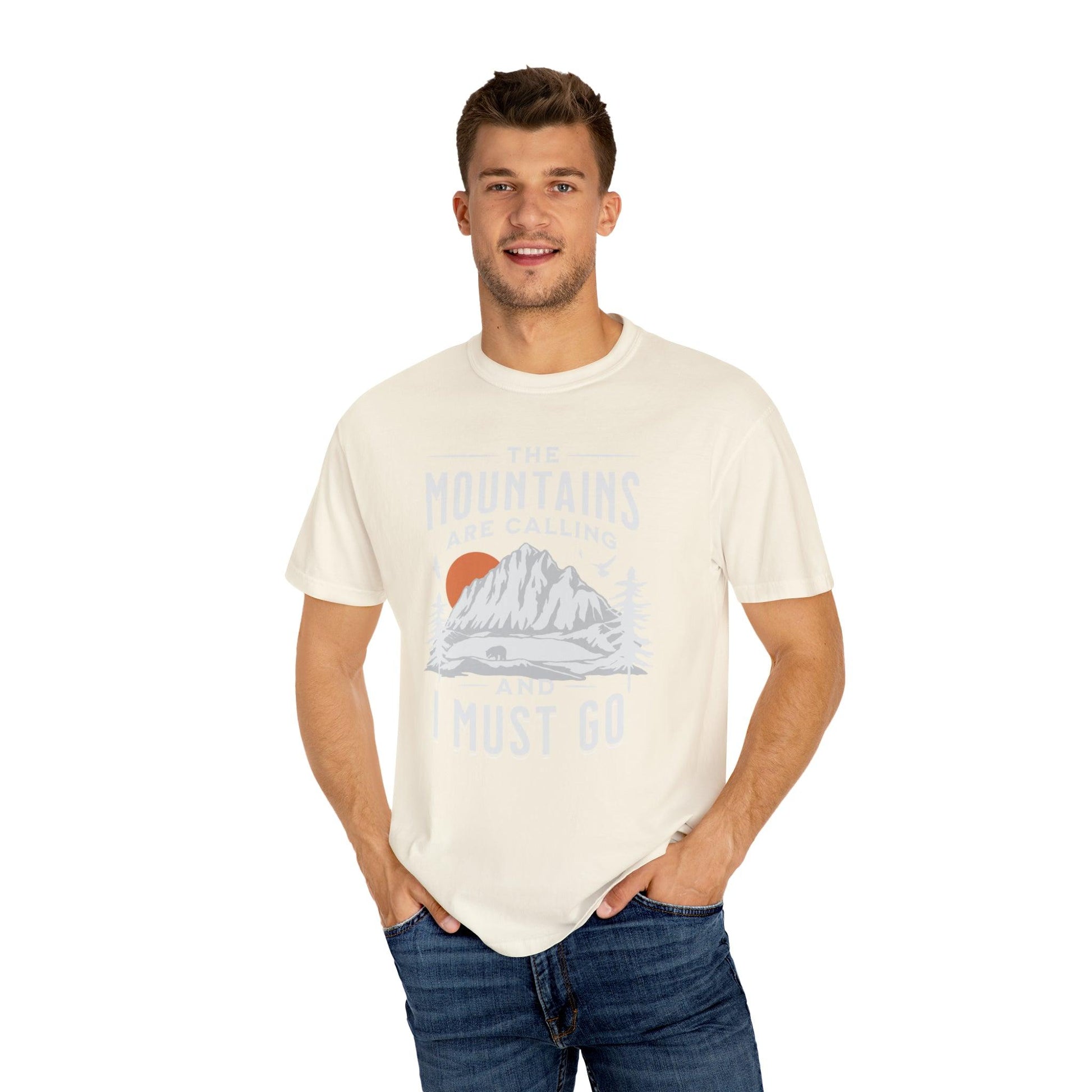 The Mountainous Wanderer: Answering the Call with Style T-Shirt - Pandaize