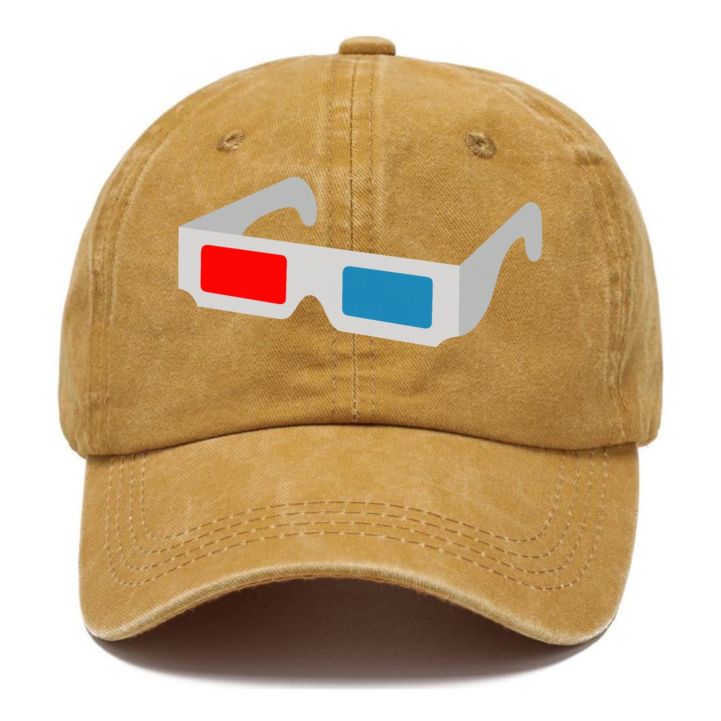 Retro 80s 3D Glasses Hat