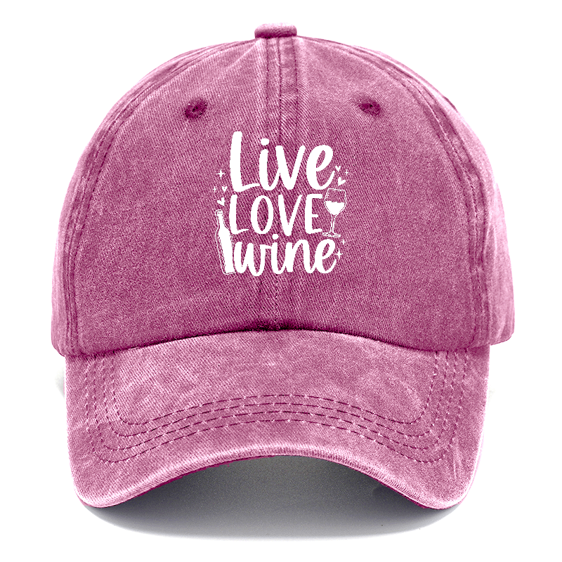 live love wine Hat