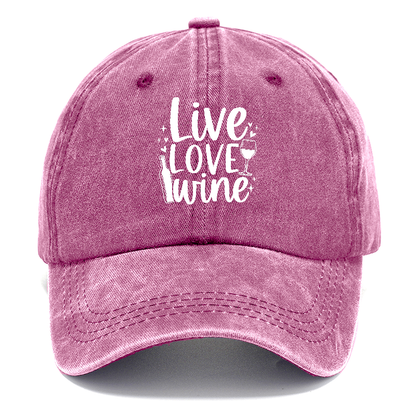 live love wine Hat