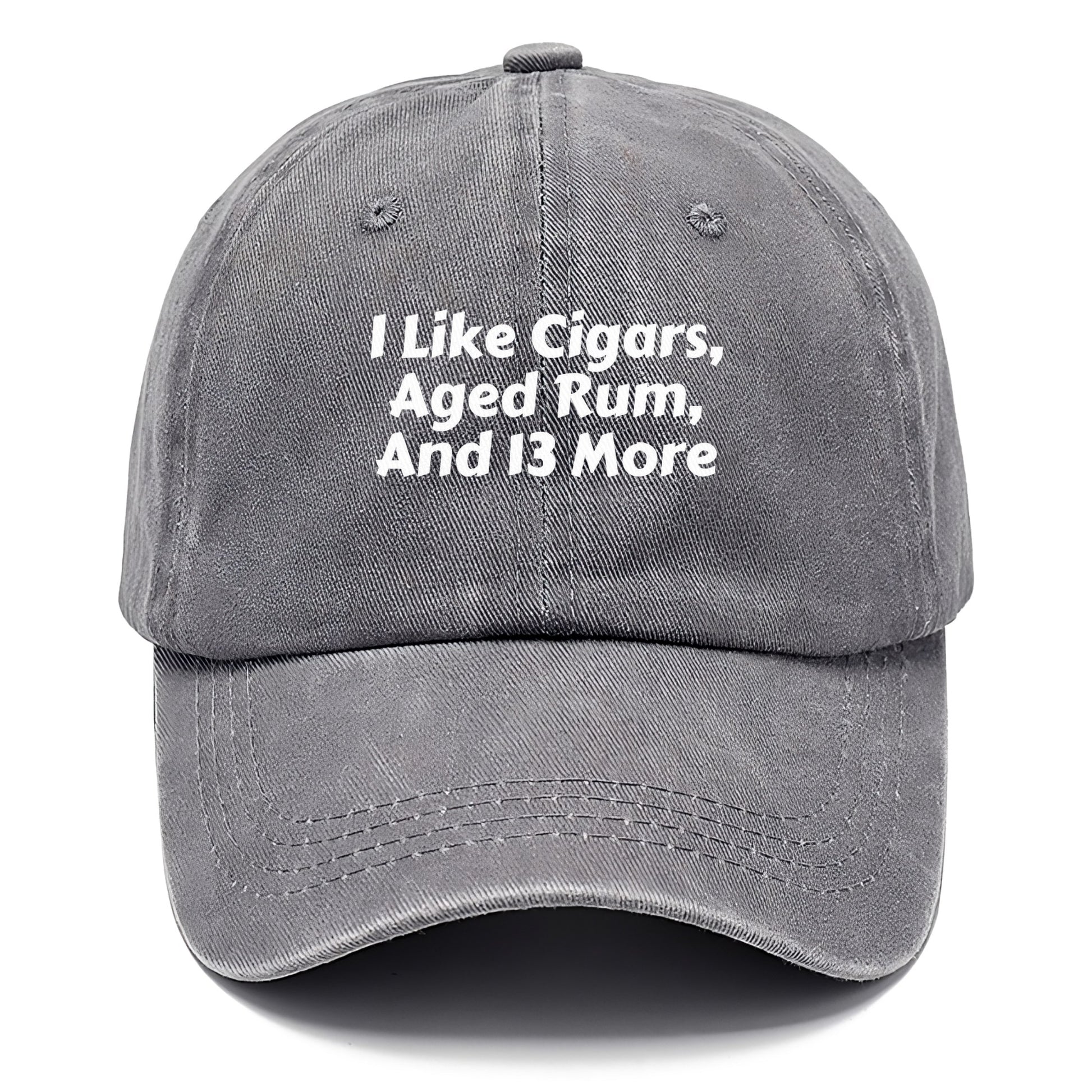 i like cigars, aged rum and 13 more Hat