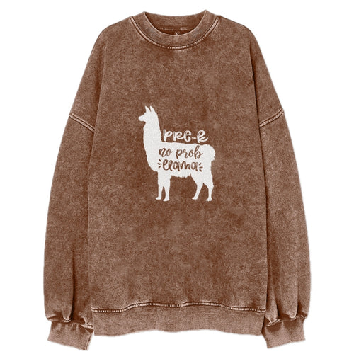 Prek No Prob Llama Vintage Sweatshirt