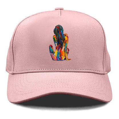 Vibrant Reflection Abstract Beauty Hat