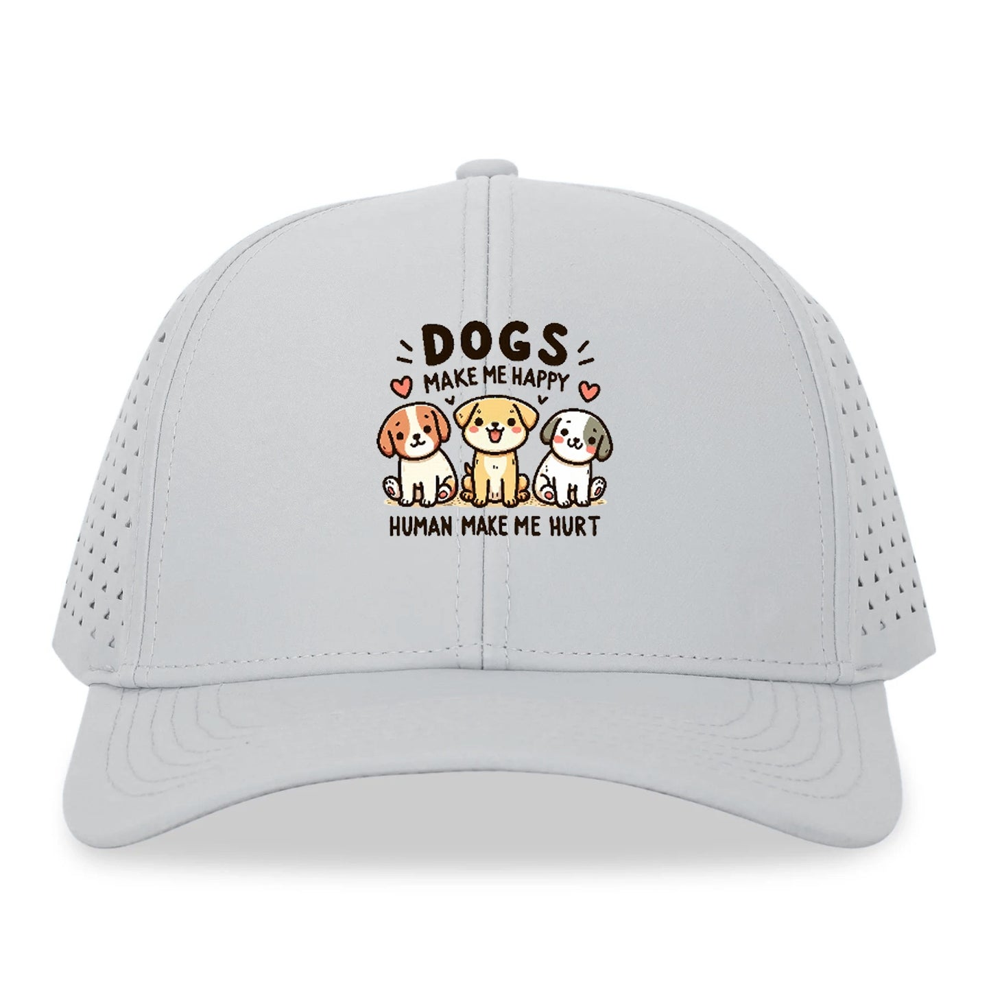 Dogs Make Me Happy Hat