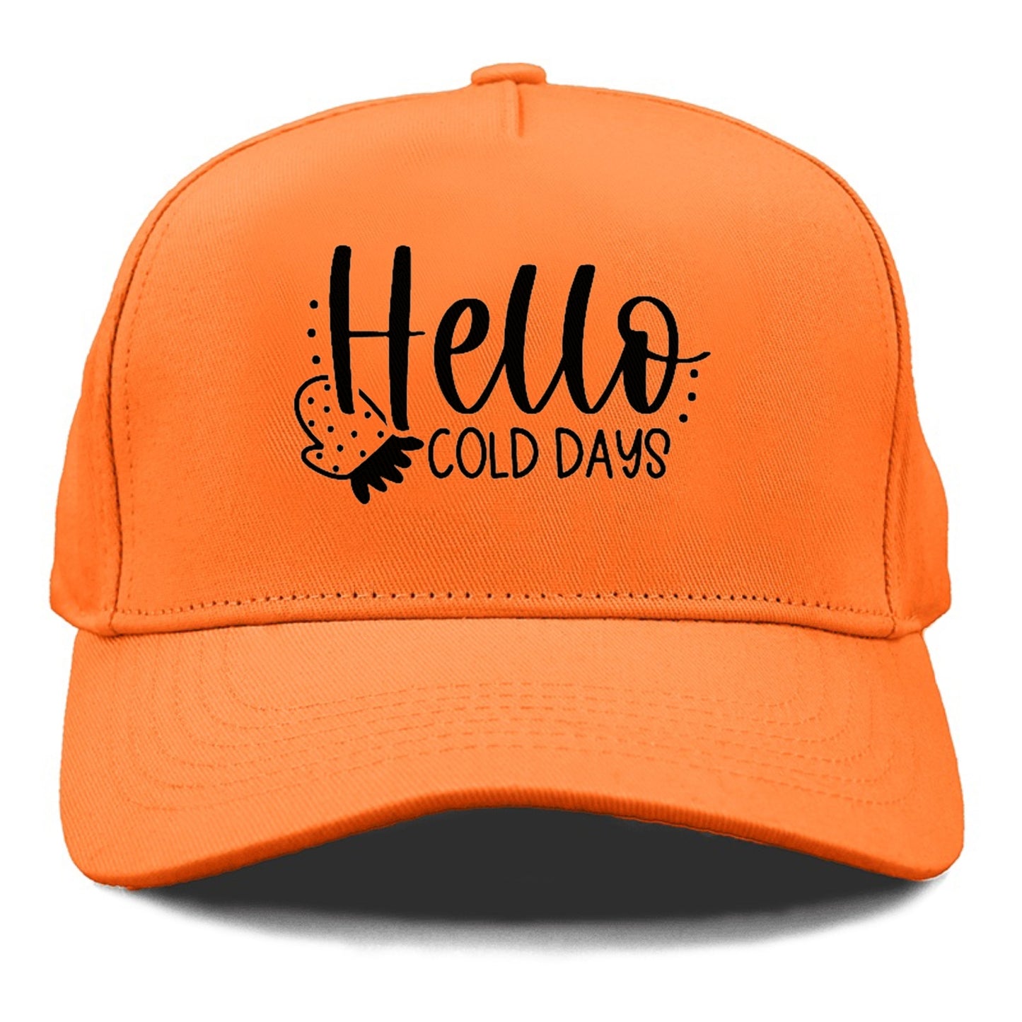 hello cold days Hat