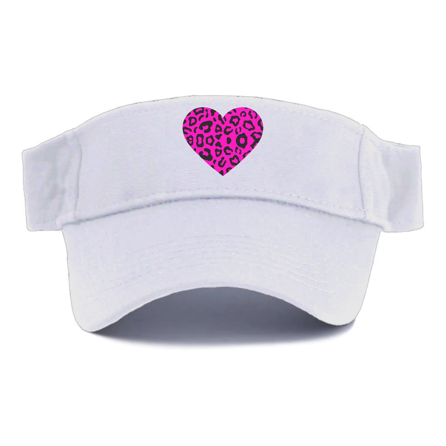 Retro 80s Heart Cheetah Print Hat