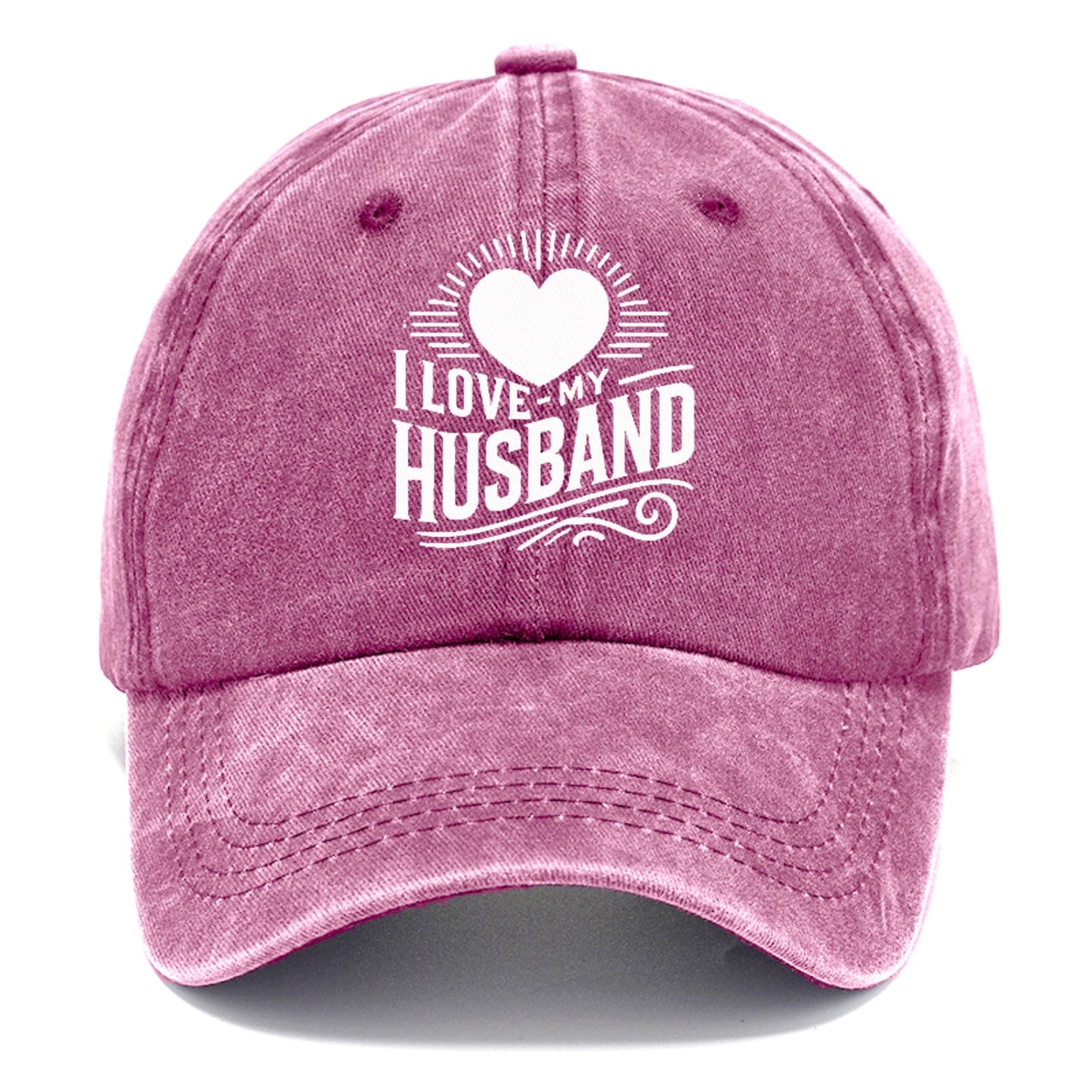 i love my husband Hat