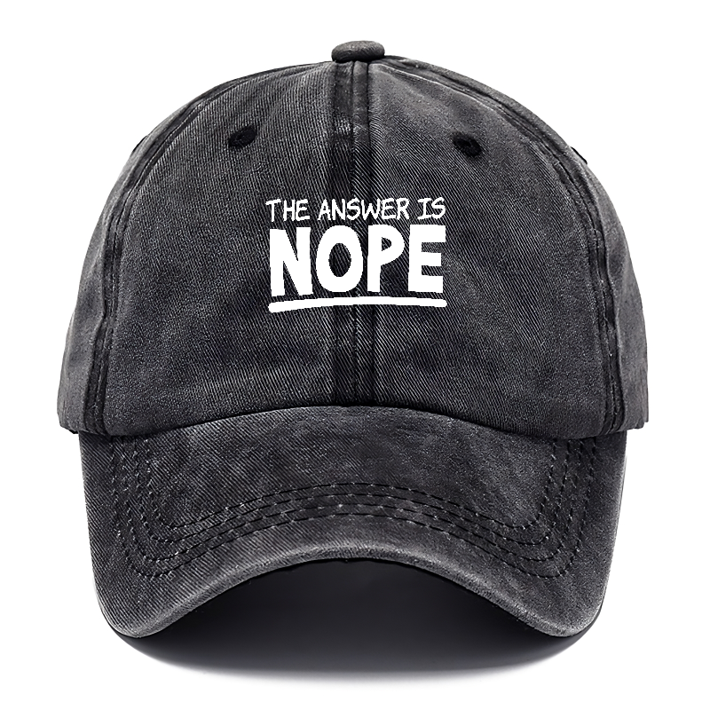 the answer is nope Hat