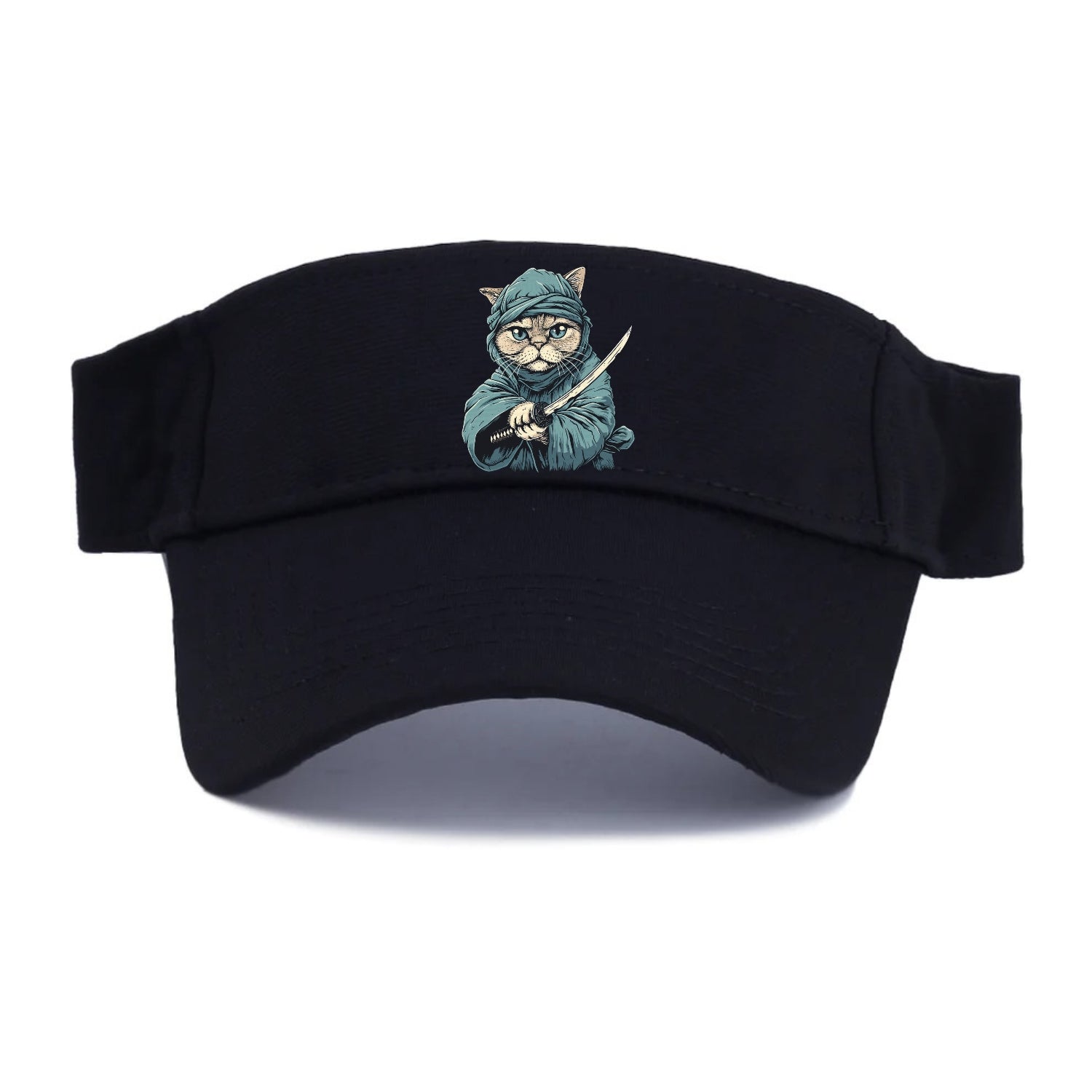 Ninja Cat Fierce Feline Warrior Hat