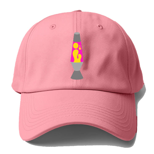 Retro 80s Lava Lamp Pink Baseball Cap For Big Heads