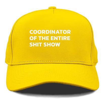 coordinator of the entire shit show Hat