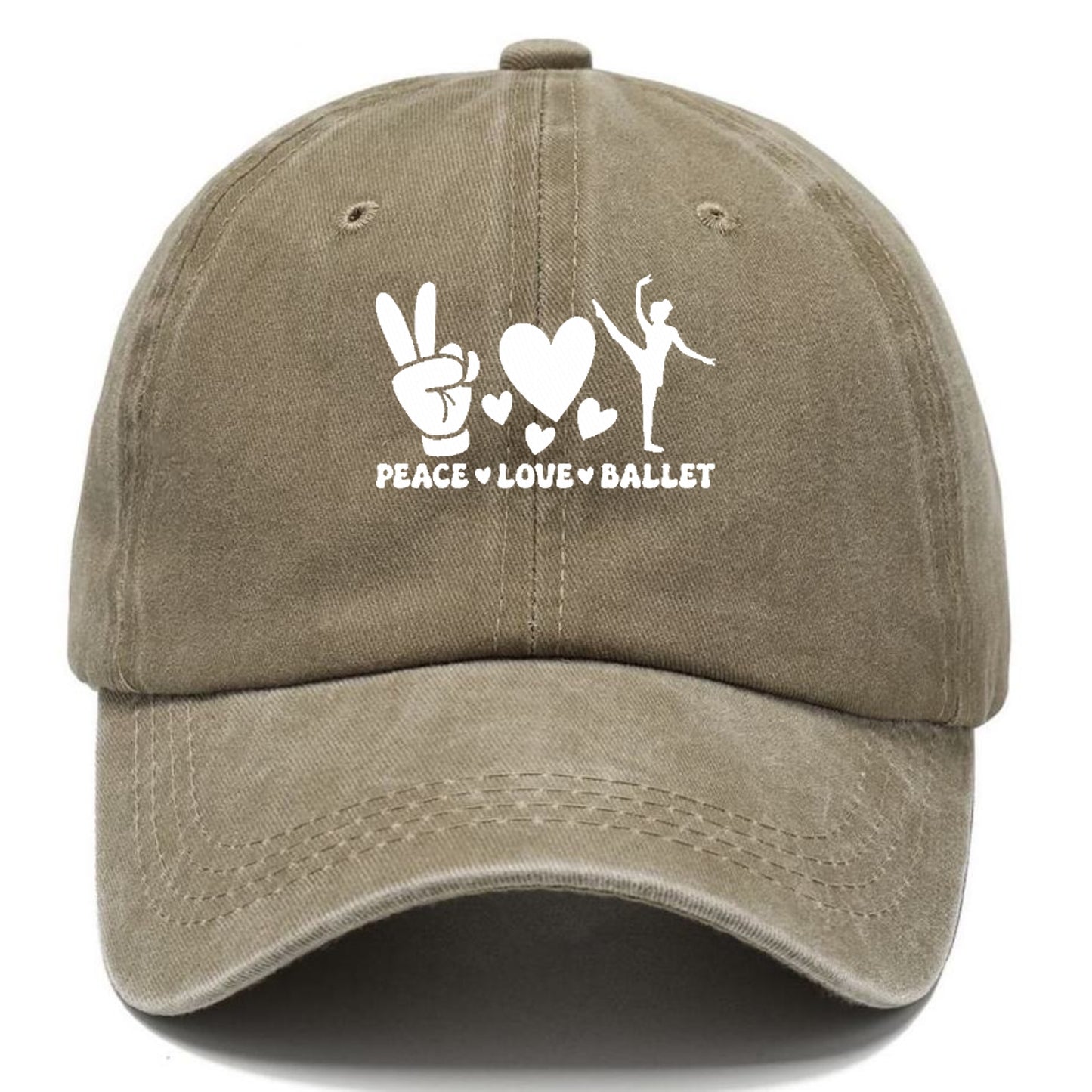 peace love ballet Hat