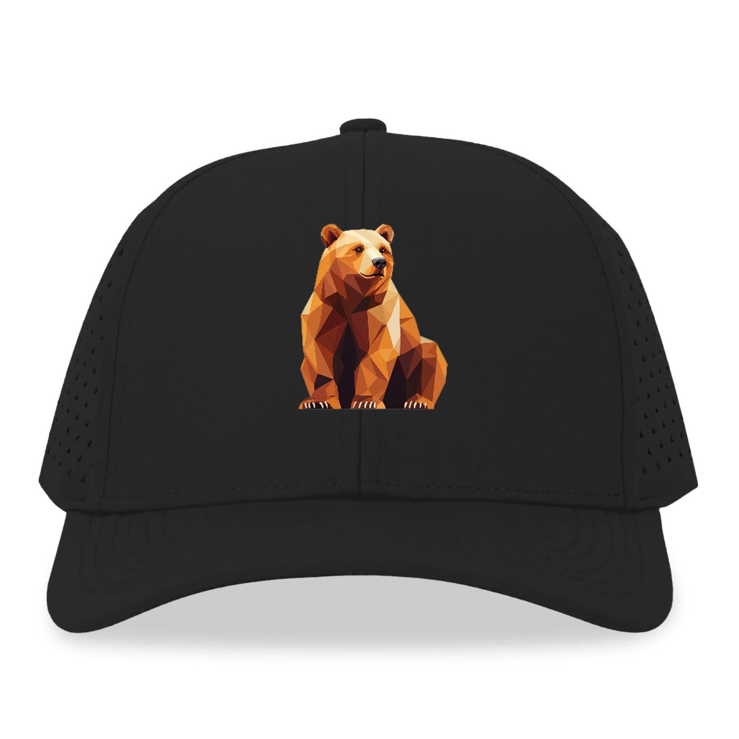 Geometric Bear in Rest Hat