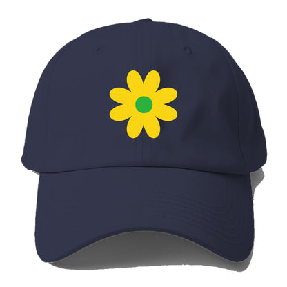 Retro 80s Flower Yellow Hat