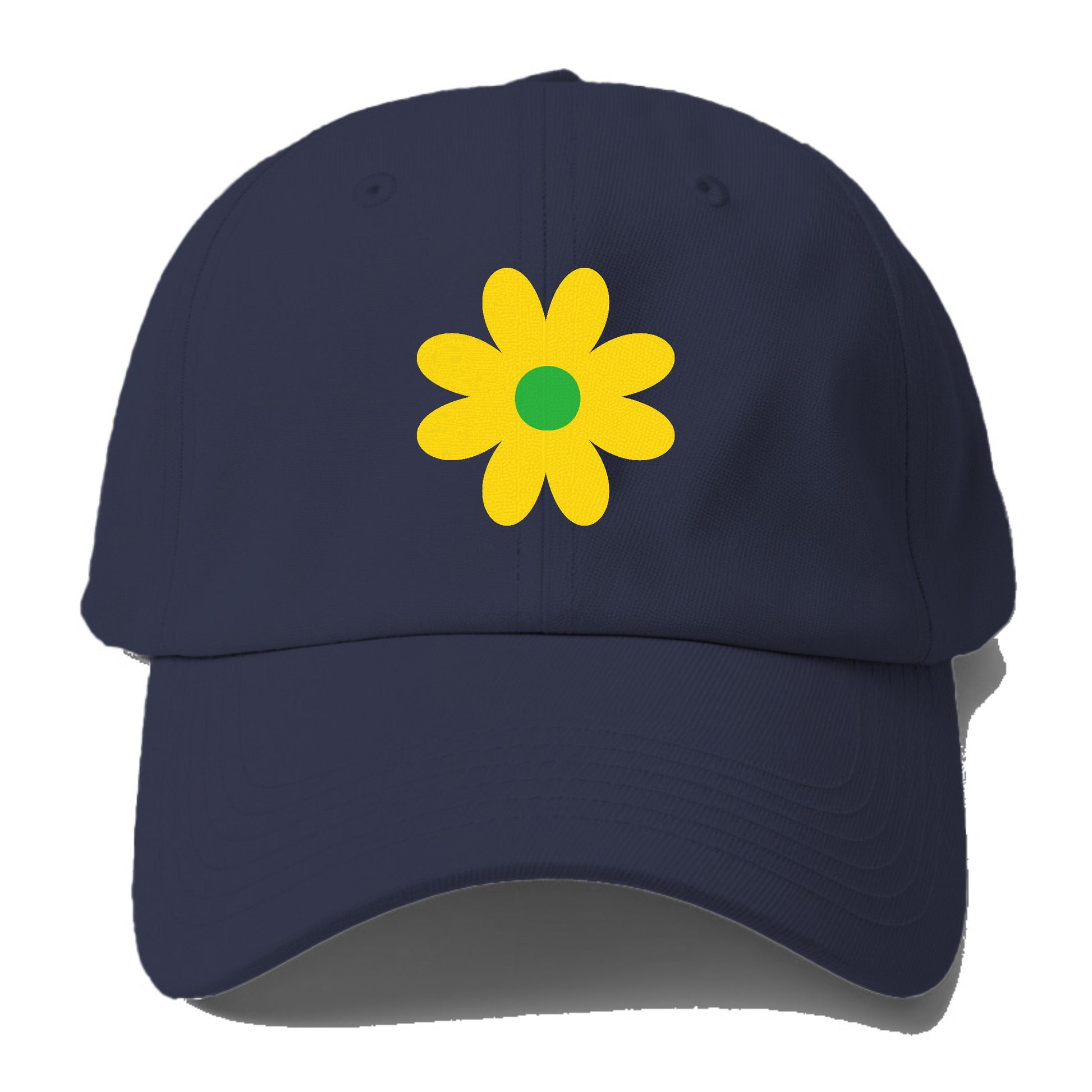 Retro 80s Flower Yellow Hat