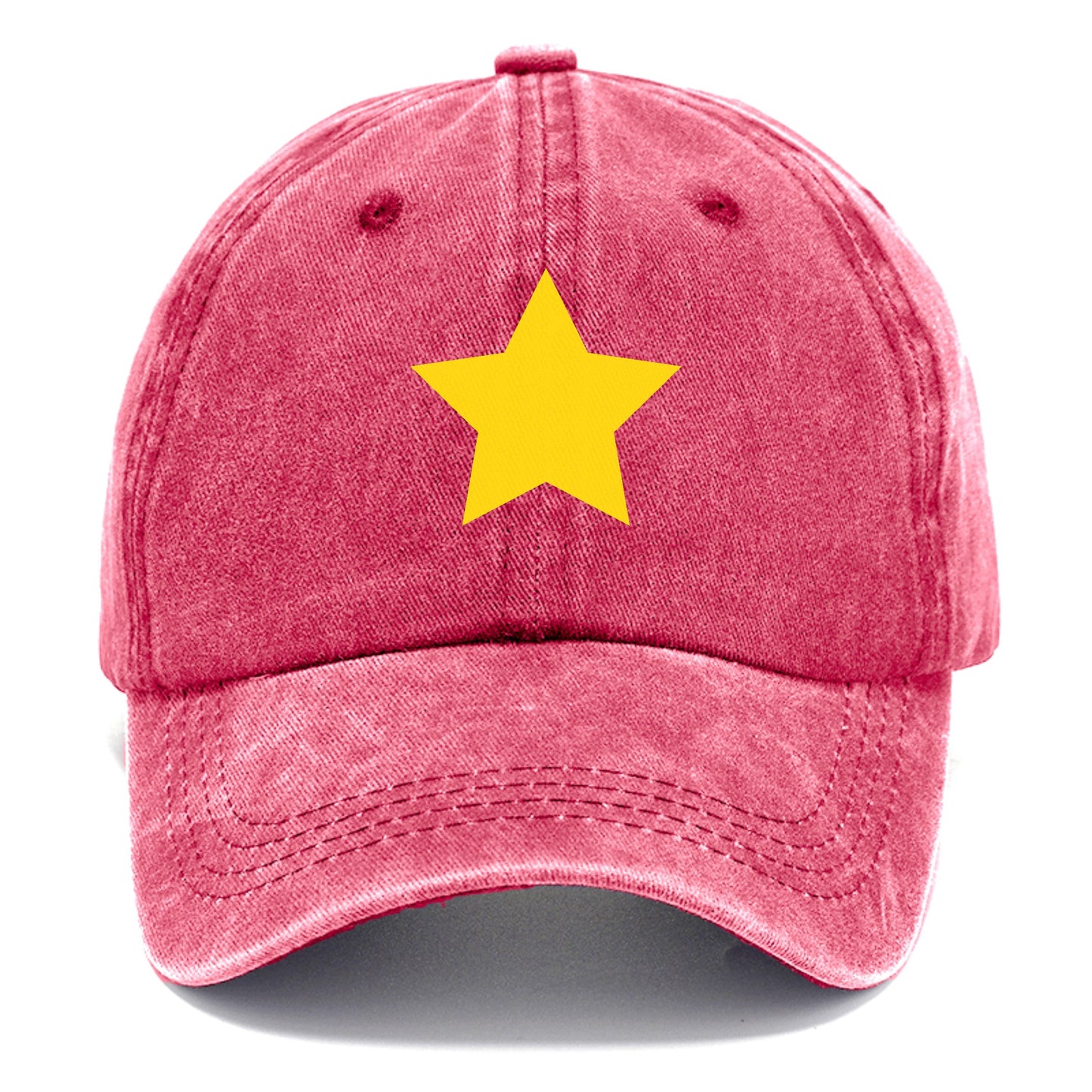 Retro 80s Star Yellow Hat