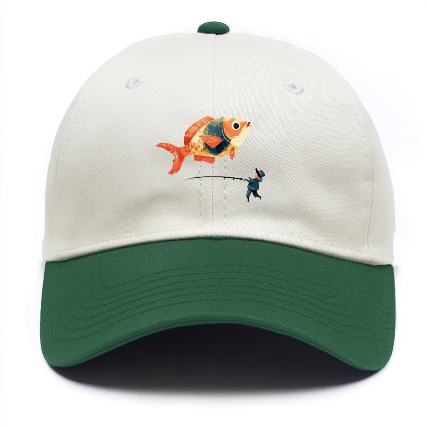 Big Catch  Man and Fish Hat