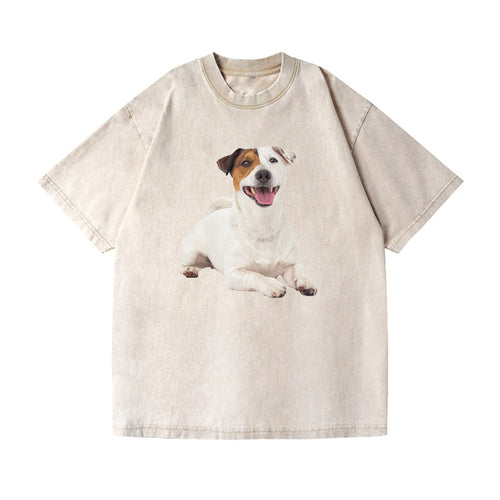 Jack Russell Terrier Dog Vintage T-shirt