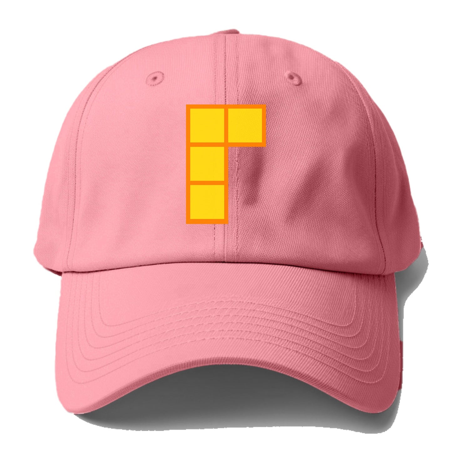 Retro 80s Tetris Blocks Orange Hat