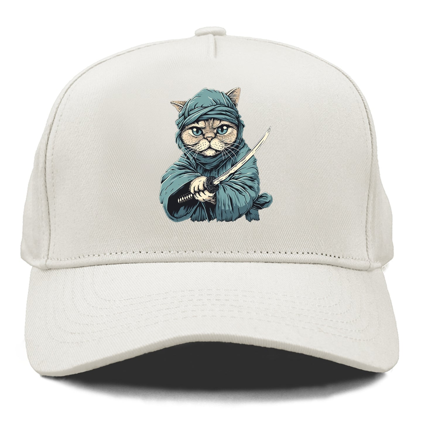 Ninja Cat Fierce Feline Warrior Hat