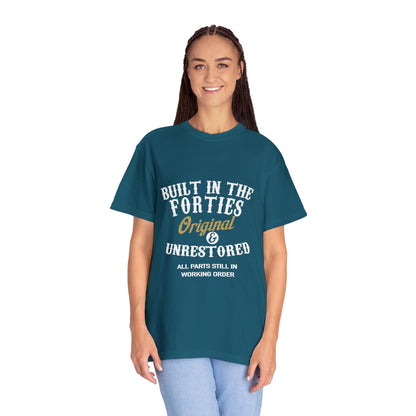 Classic Fortitude: The Witty T-shirt for Spirited 1940s Survivors
