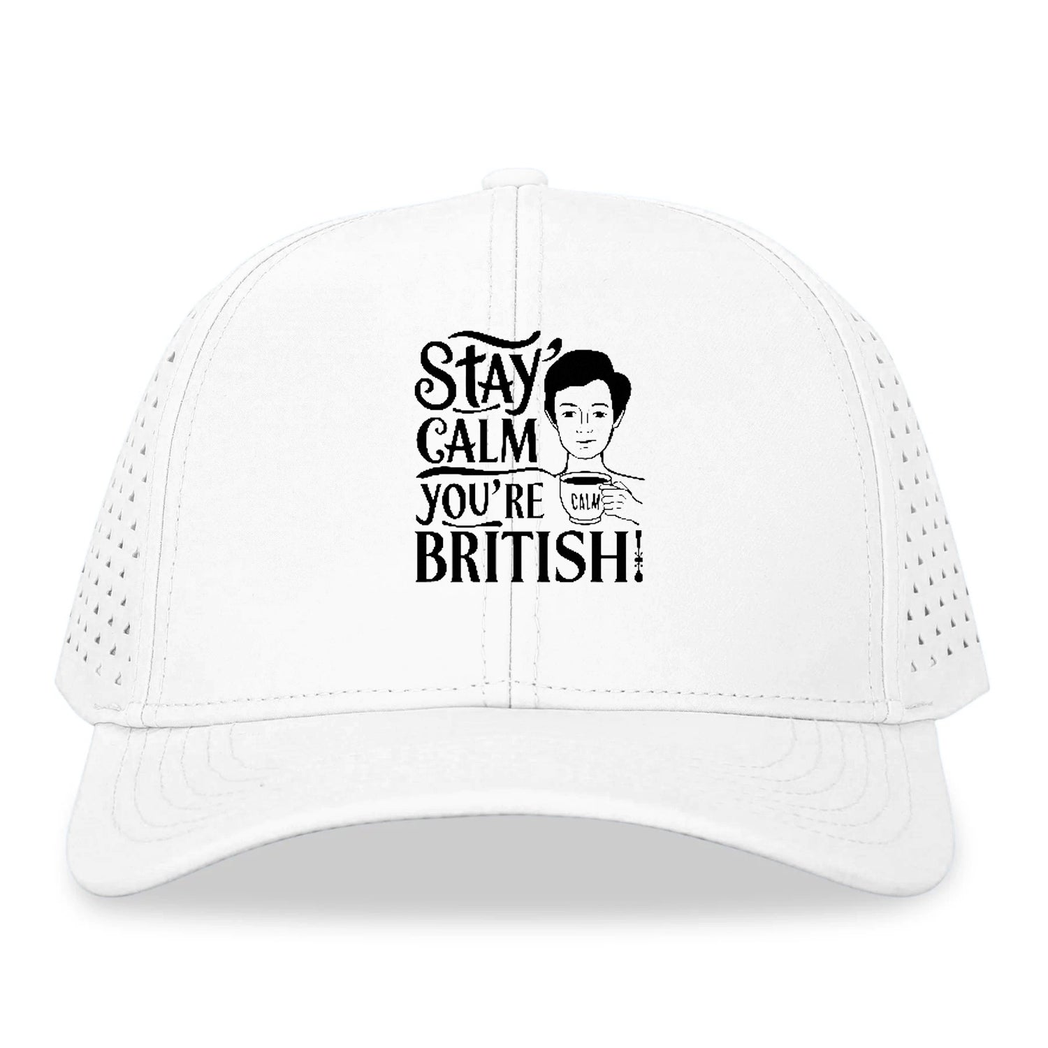 stay calm you're british Hat