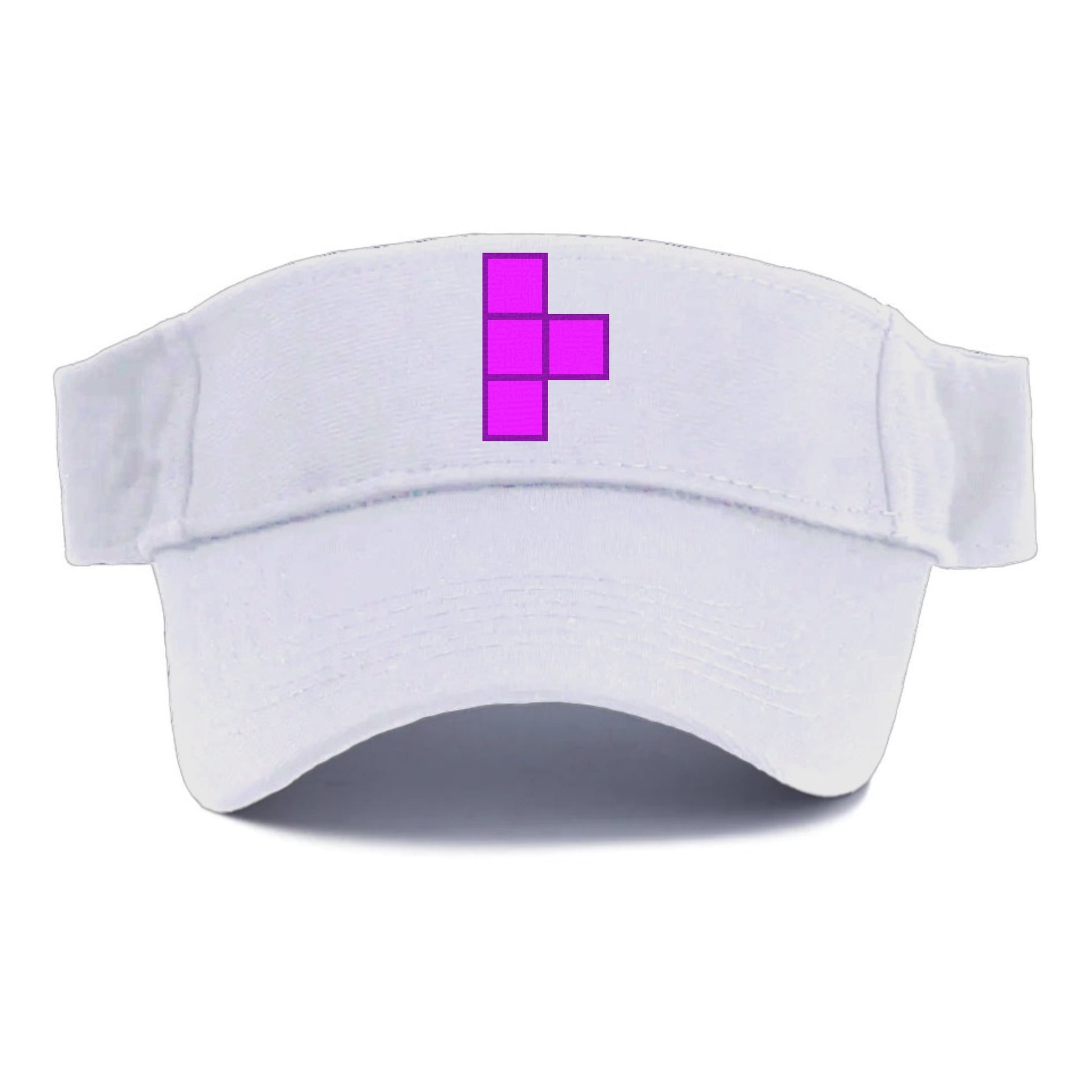 Retro 80s Tetris Blocks Purple Hat