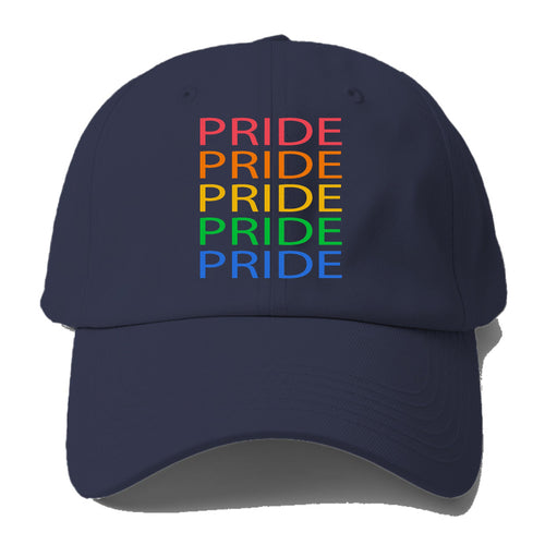 Pride Pride Pride Pride Pride Baseball Cap For Big Heads