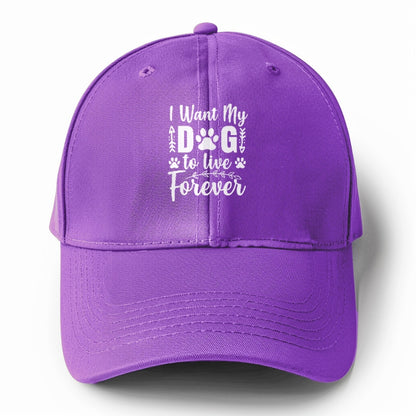 I want my dog to live forever Hat