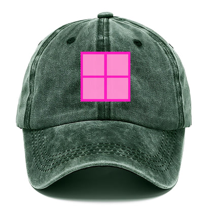 Retro 80s Tetris Blocks Pink Hat