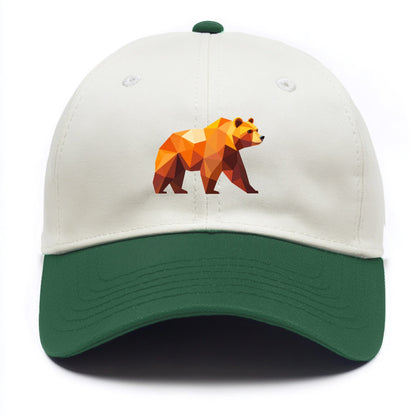 Geometric Bear on the Move Hat