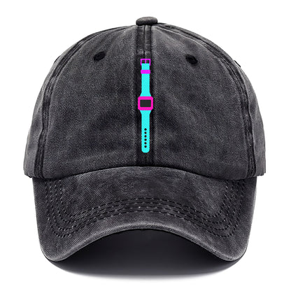 Retro 80s Watch Blue Hat