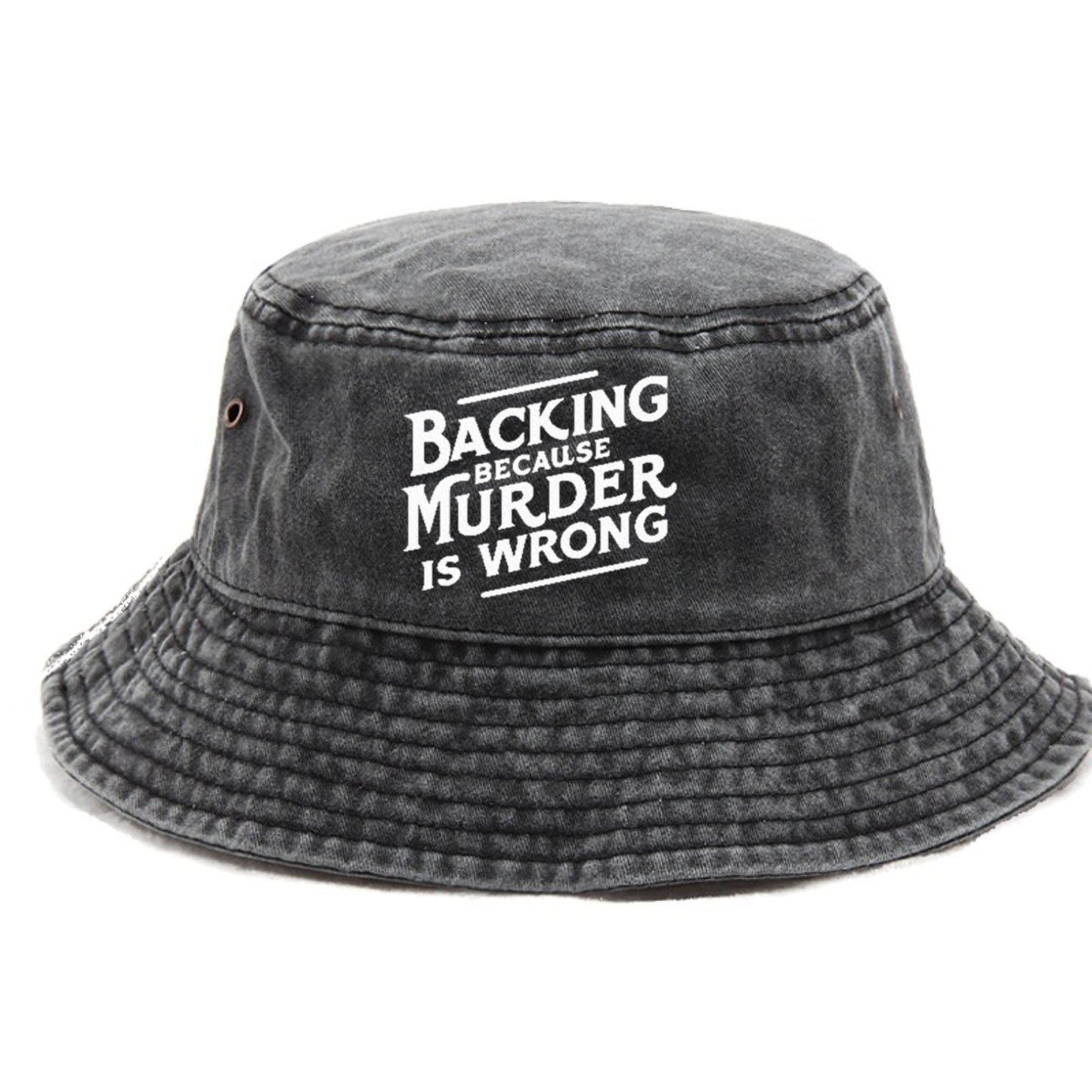 backing because murder is wrong Hat