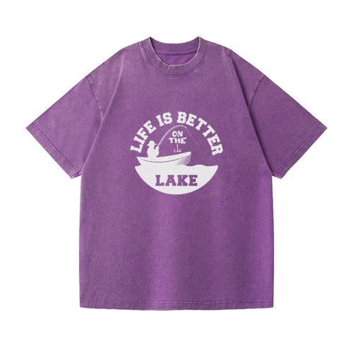 Life Is Better On The Lake Vintage T-shirt