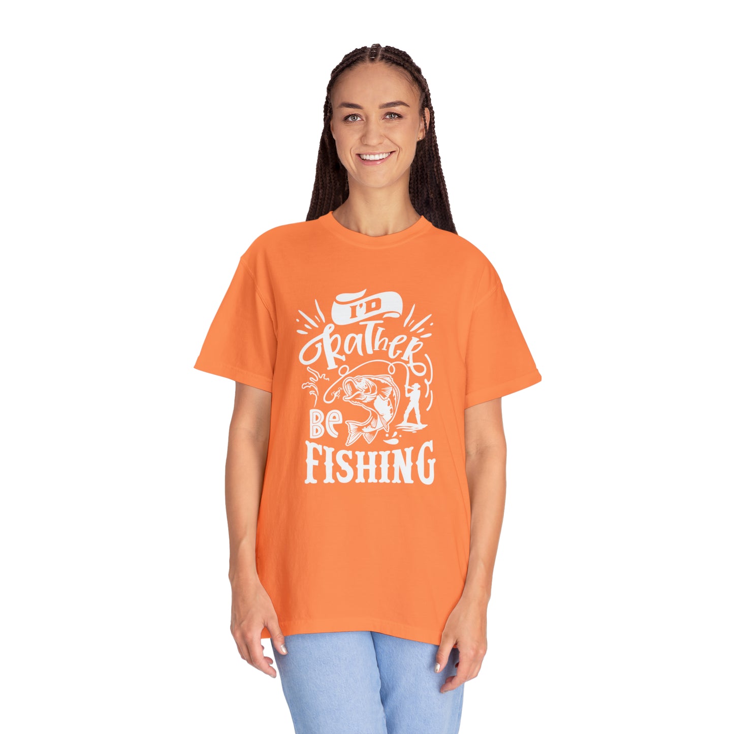 Abraza tu pasión: camiseta 'Preferiría estar pescando'