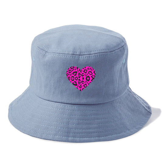 Retro 80s Heart Cheetah Print Hat