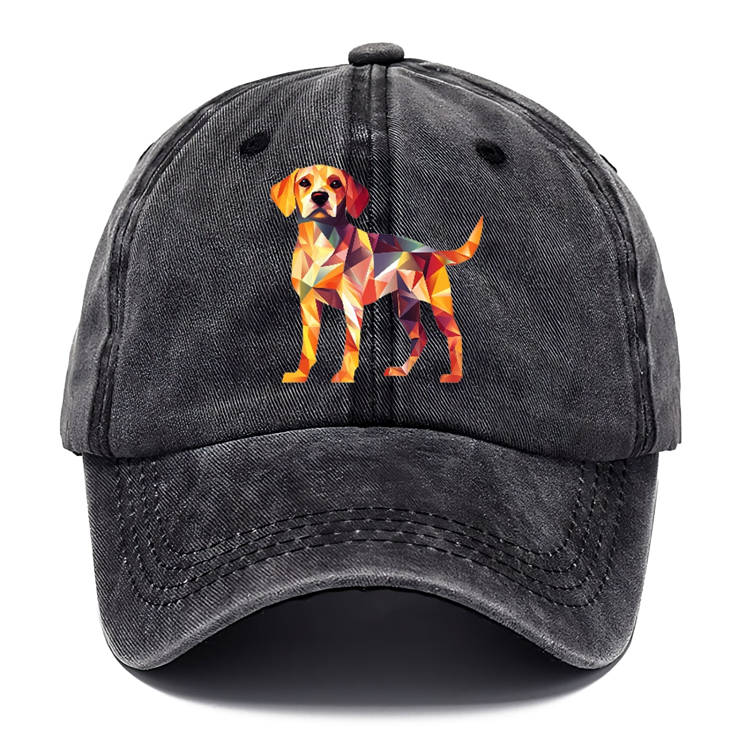 Geometric Dog Standing Hat