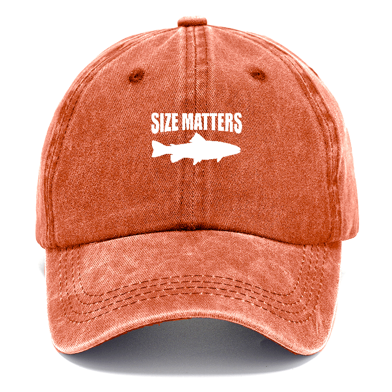 size matters fishing Hat