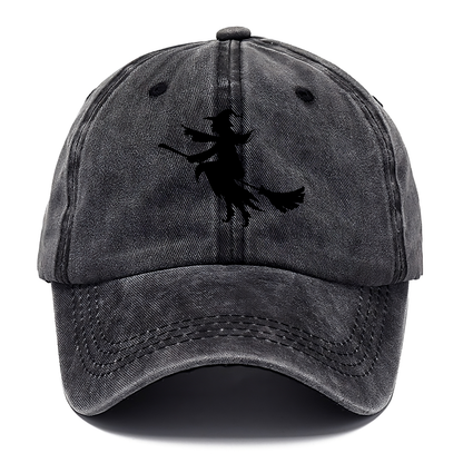 Witch On Broom 6 Hat