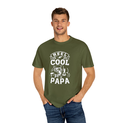 リールクールパパ：釣りをイメージしたスタイリッシュなお父さん用Tシャツ