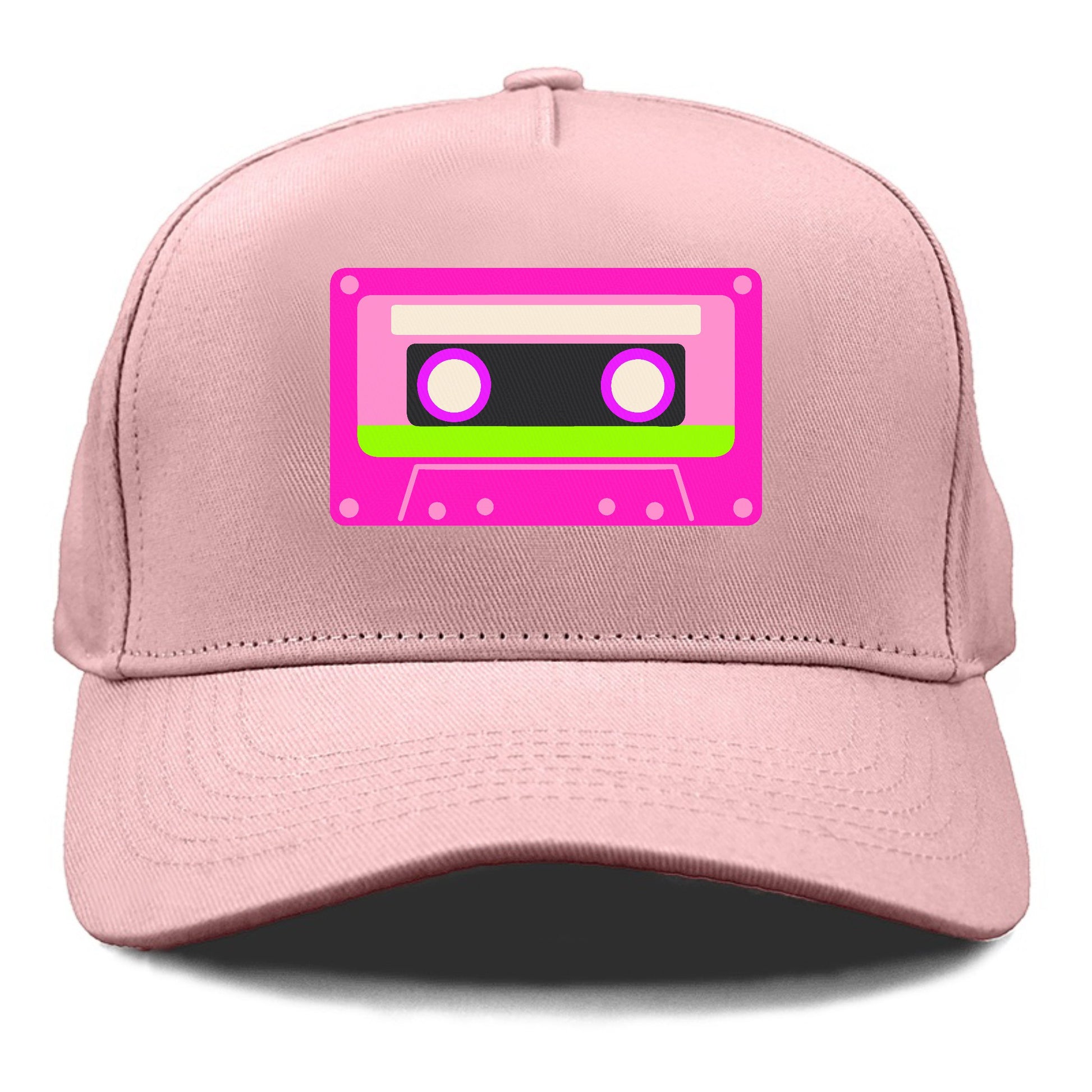 Retro 80s Cassette Pink Hat