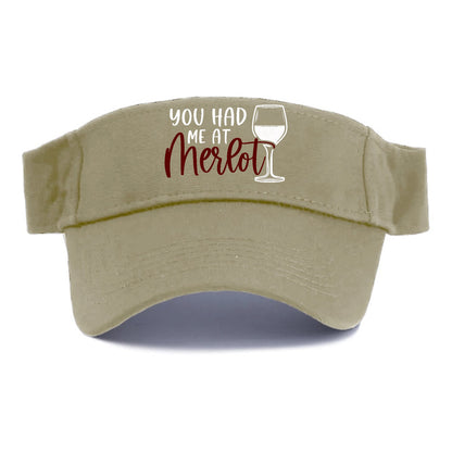 you had me at merlot Hat