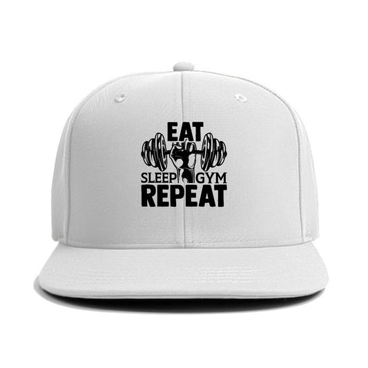 eat sleep gym repeat Hat