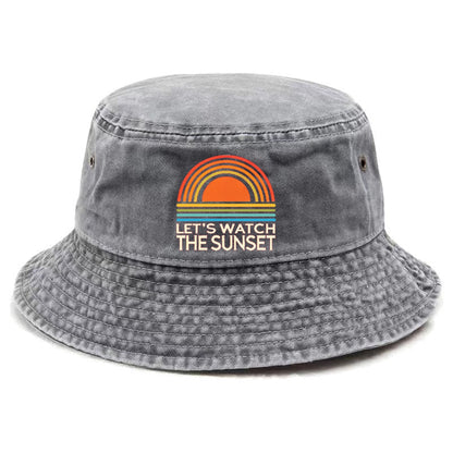 let's watch the sunset! Hat